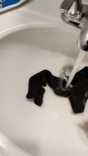 Evelyn's sock soak submission